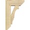 Ekena Millwork Balboa Slat Rough Sawn Bracket w/ Offset Brace, Douglas Fir, 6"W x 14"D x 22"H BKT0604X14X22BOA06RDF - alternate 3